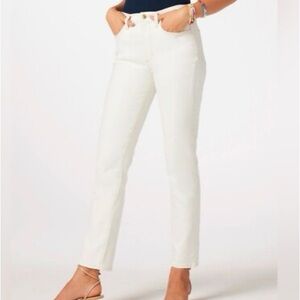 Erin High Rise Slim Straight Jean in Topanga